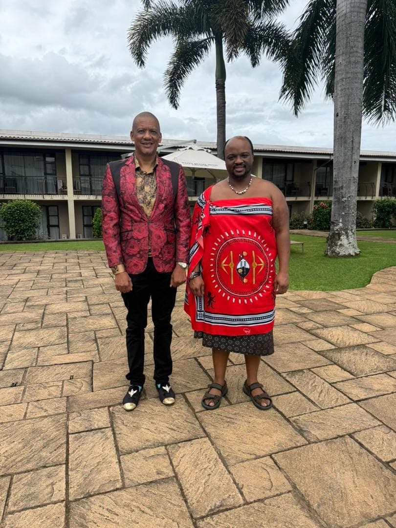 Pictured left to right: Bishop KC Harrington and HRH Prince Bandzile